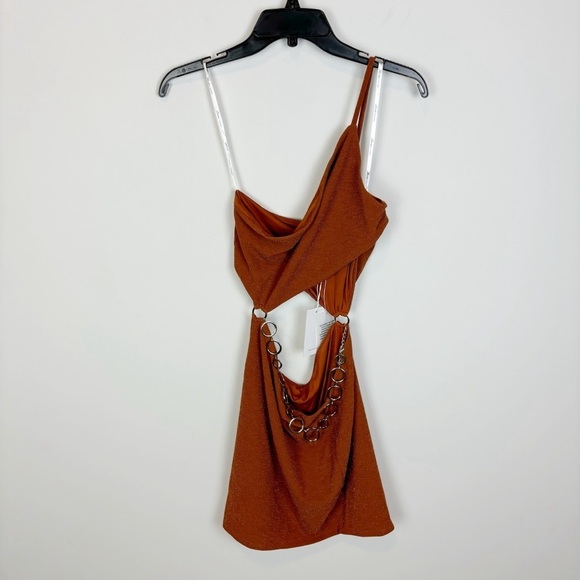 Lovers and Friends Kiana Mini Dress in Copper Size M - Picture 2 of 11